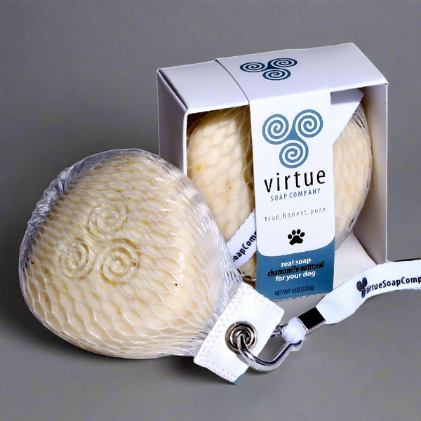 dog : : chamomile oatmeal soap : : 6oz - Virtue Soap Company