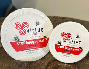 horse : : STOP Bugging Me! : : bug balm : : 6 oz or 2 oz - Virtue Soap Company