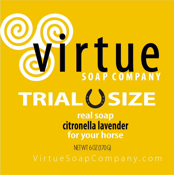 horse : : TRIAL SIZE Soaps: : 6 oz - Virtue Soap Company