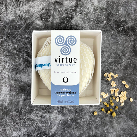 horse : : chamomile oatmeal soap : : 11.5oz - Virtue Soap Company