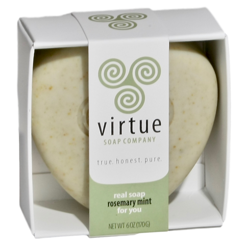 you : : rosemary mint soap : : 6oz - Virtue Soap Company
