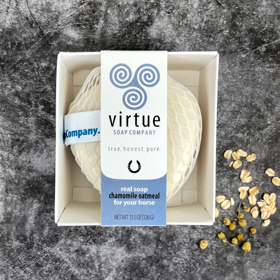 horse : : chamomile oatmeal soap : : 11.5oz - Virtue Soap Company