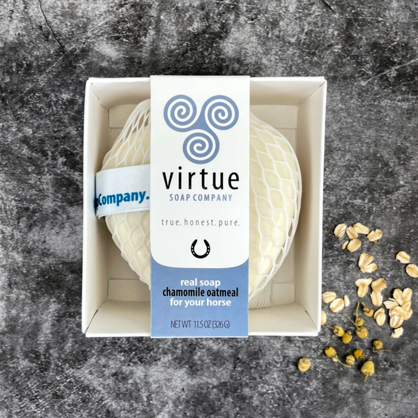 horse : : chamomile oatmeal soap : : 11.5oz - Virtue Soap Company